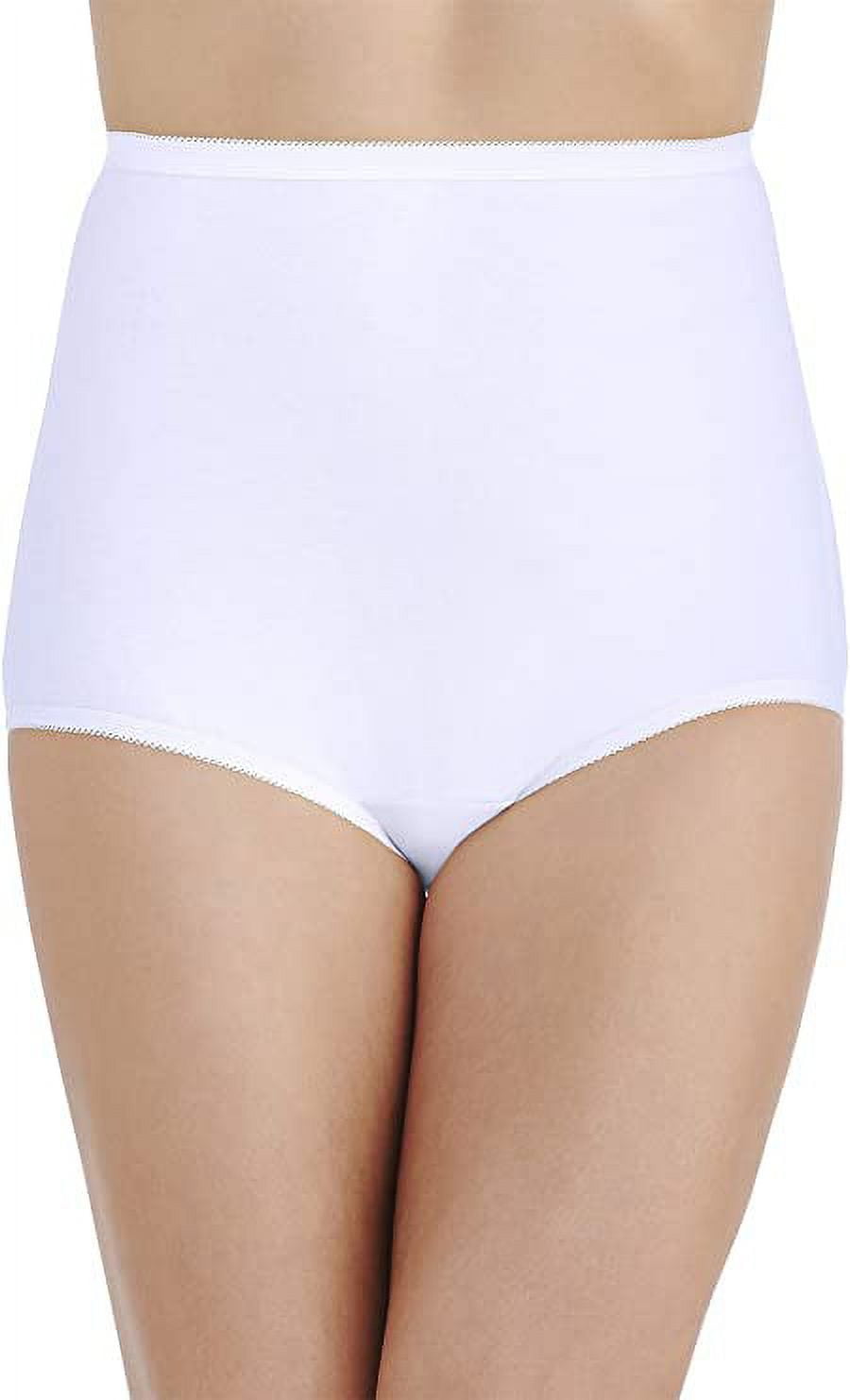 Vanity Fair Women's Underwear Perfectly Yours Traditional White Cotton Brief Panties sz- 7
