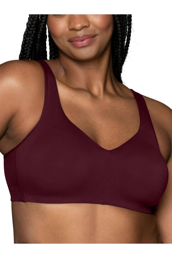 Women's Wireless Bra, Soft Smoothing Fabrics, Simple Sizing Available S-3XL, Breathable Cups-Flushed Fig