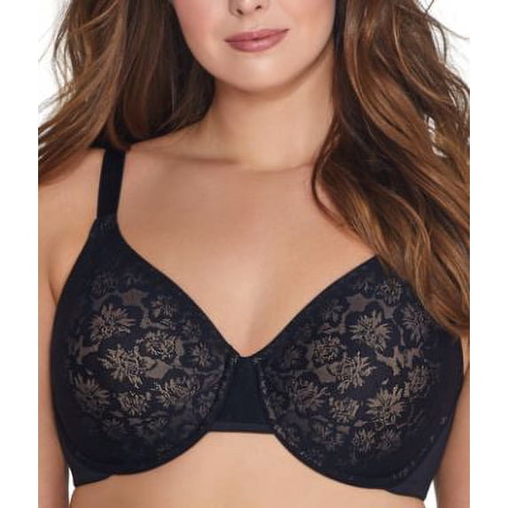 Vanity Fair Womens Beauty Back Full Figure Back Smoothing Minimizer Bra, 44DD
