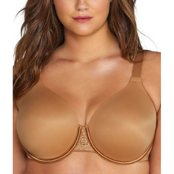 Vanity Fair Womens Beauty Back Full Figure Underwire Bra, 38D, Soft Toffee