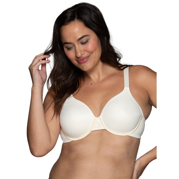 Vanity Fair Lingerie Women's Beauty Back Smoothing Underwire Bra, 4 Way Stretch Fabric, Lightly Lined Cups, Style 76380