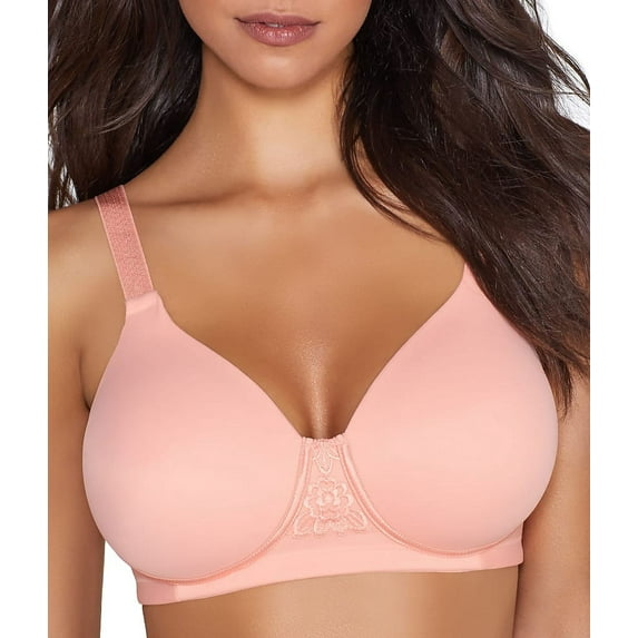 Vanity Fair Womens Beauty Back Longline Wire-Free T-Shirt Bra Style-71-380
