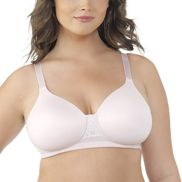Vanity Fair Womens Beauty Back Full Figure Wirefree Bra, 40H, Sheer Quartz