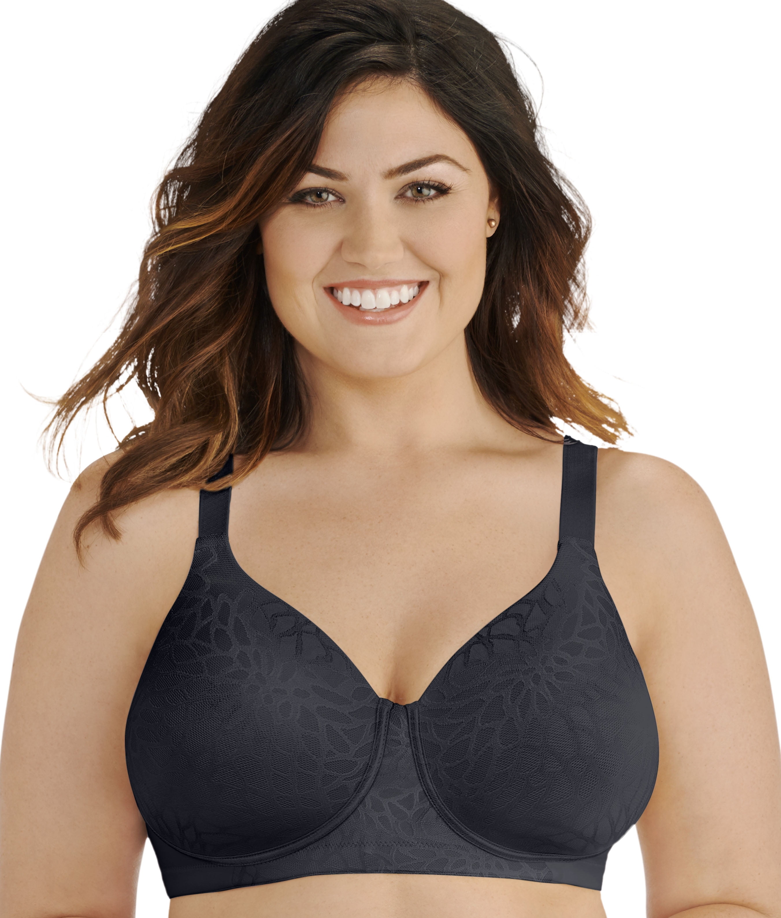 Vanity Fair Women's Beauty Back Full Figure Wirefree Bra 71380, Time Square  Navy, 40D,  price tracker / tracking,  price history charts,   price watches,  price drop alerts