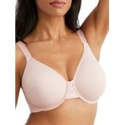 Women's Vanity Fair 76080 Beauty Back Full Figure Minimizer Underwire Bra Sheer Quartz 46DD