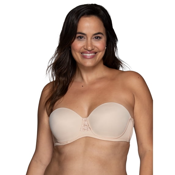 Vanity Fair Lingerie Women's Beauty Back Smoothing Underwire Strapless Bra, Style 74380