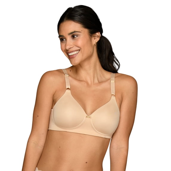 Vanity Fair Lingerie Women's Beauty Back Full Coverage Smoothing Wireless Bra, Style 72345