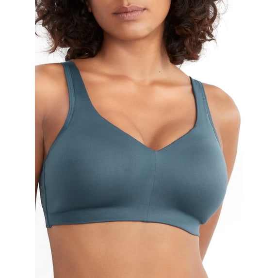 Women's Vanity Fair 72204 Beyond Comfort Simple Sizing Wirefree Bra (Stillwater S)