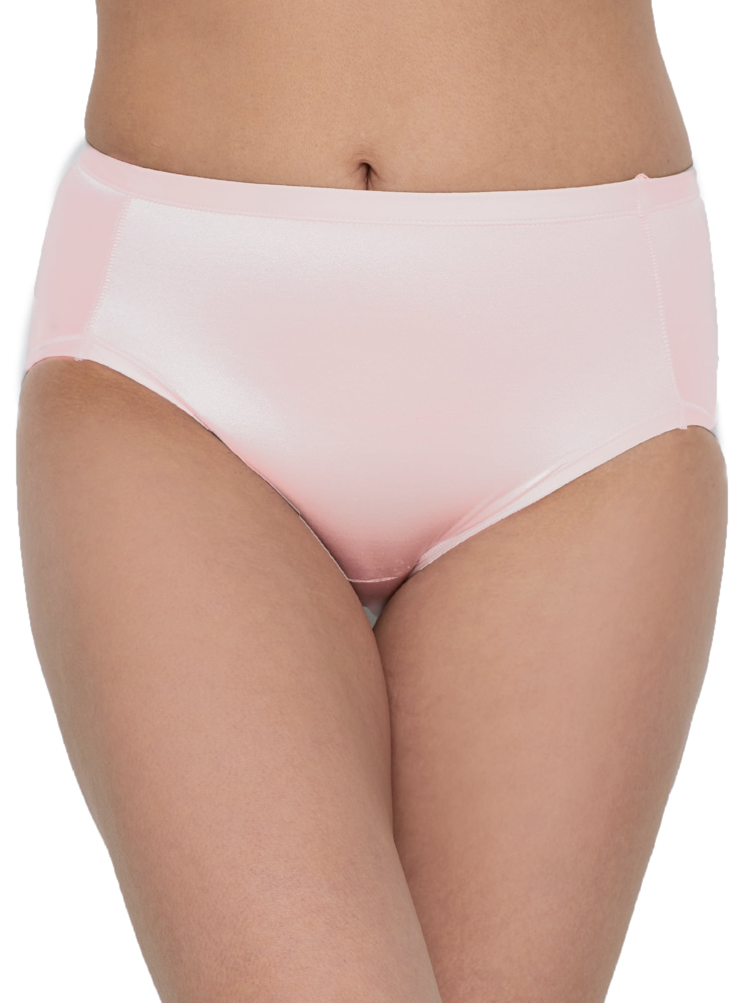 Women's Calida 21175 Natural Comfort Cotton Hi Cut Brief Panty (Cashmere  Rose L) 