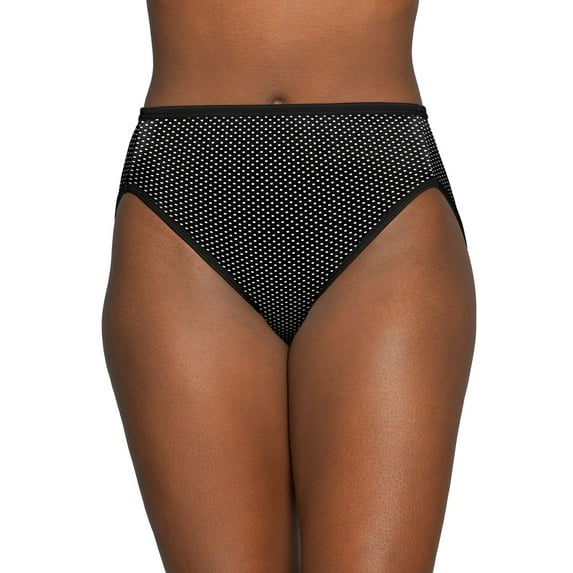 Vanity Fair Womens Body Shine Illumination Hi Cut Panty, 7