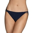 thumbnail image 1 of Vanity Fair Womens Body Shine Illumination String Bikini, 5, Ghost Navy, 1 of 3