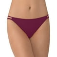 thumbnail image 1 of Vanity Fair Womens Body Shine Illumination String Bikini, 7, NH Chilled Wine, 1 of 4