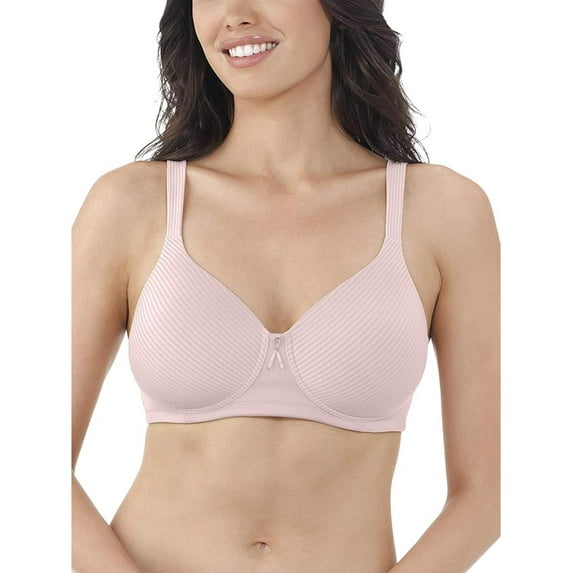 Vanity Fair VFBRA Women's 38C Full Coverage Comfort Bra, Light Pink