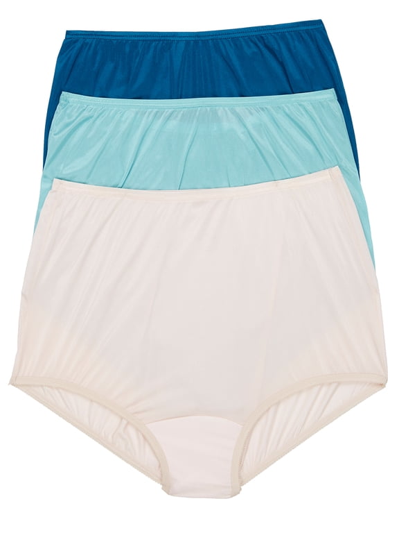 Vanity Fair Womens Classic Ravissant Full Brief 3-Pack Style-15711