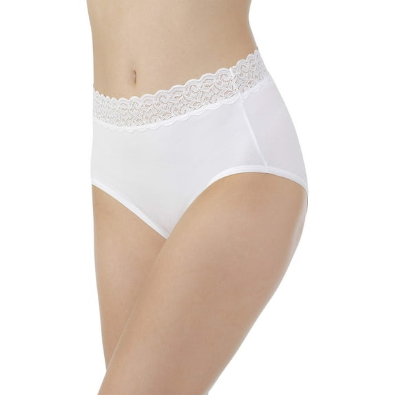 Vanity Fair Womens Flattering Cotton Brief Style-13396