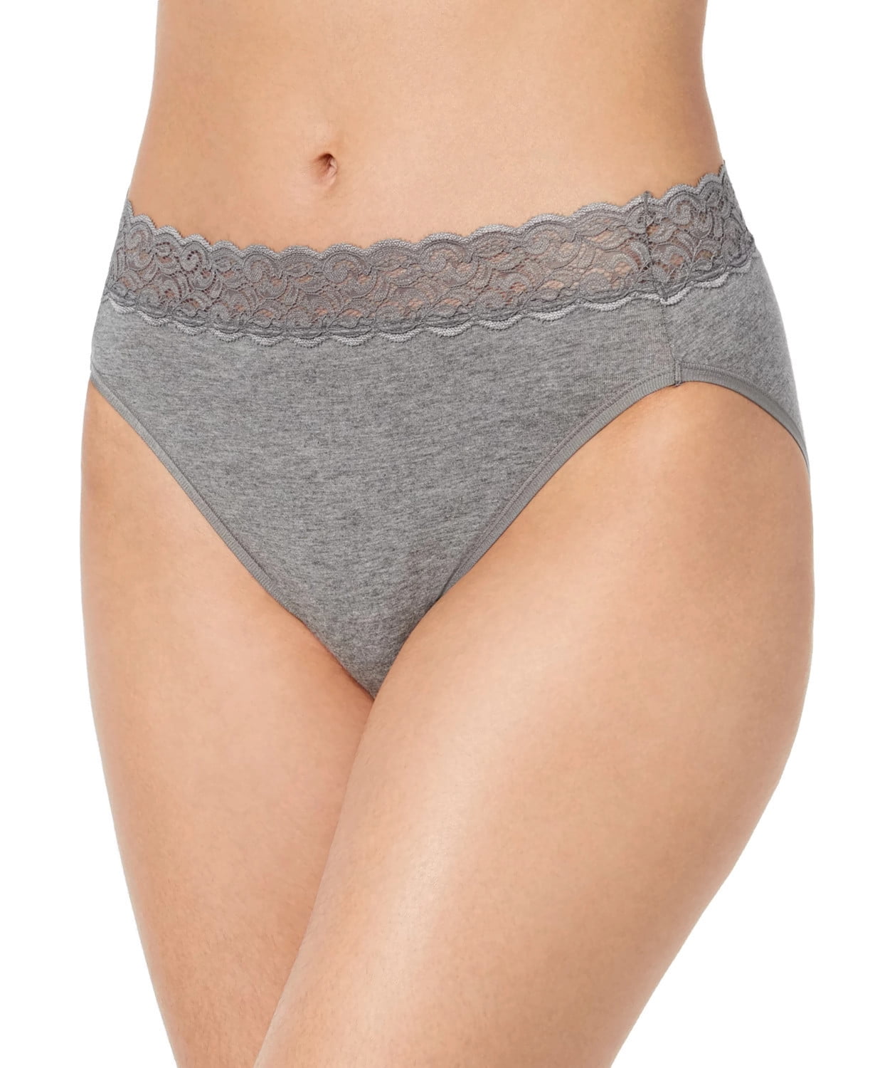 Vanity Fair Womens Flattering Lace Cotton Stretch Brief