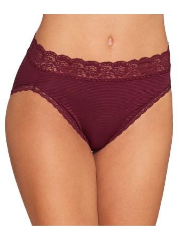 Vanity Fair Womens Flattering Lace Hi-Cut Brief Style-13280