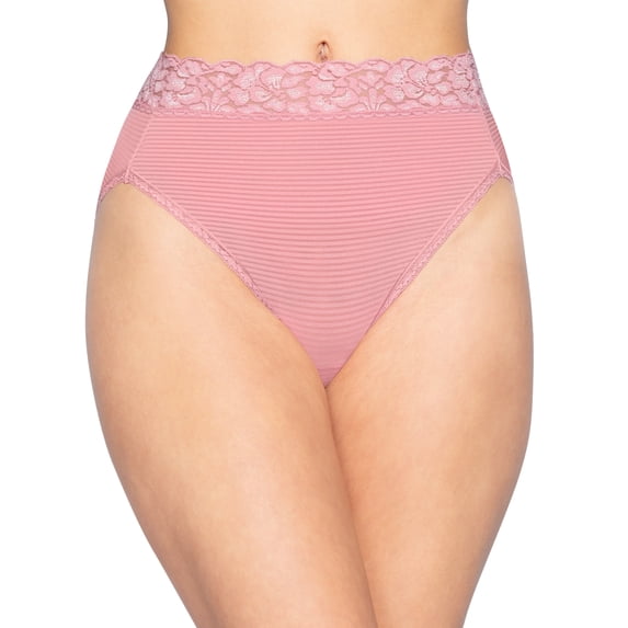 Vanity Fair Womens Flattering Lace Hi-Cut Brief Style-13280