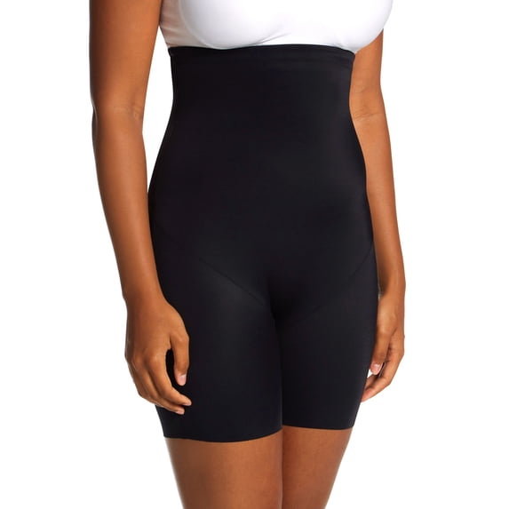Women's Vanity Fair 40312 360 High Waist Shaping Short (Midnight Black M)