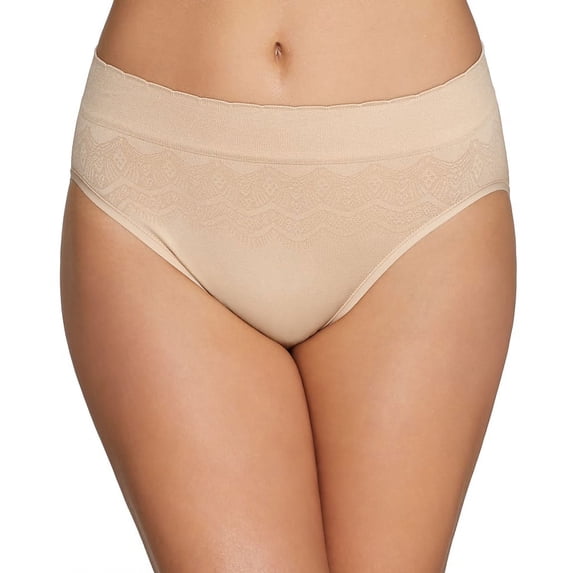 Vanity Fair Womens No Pinch No Show Hi-Cut Seamless Brief Style-13171