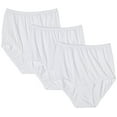 thumbnail image 1 of Vanity Fair Womens Perfectly Yours Classic Cotton Brief Panty, 7, SWH MULTI, 1 of 2