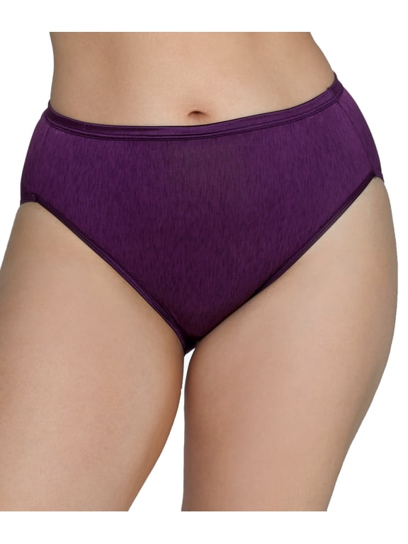 Vanity Fair Womens Plus Size Illumination Hi-Cut Brief Style-13810