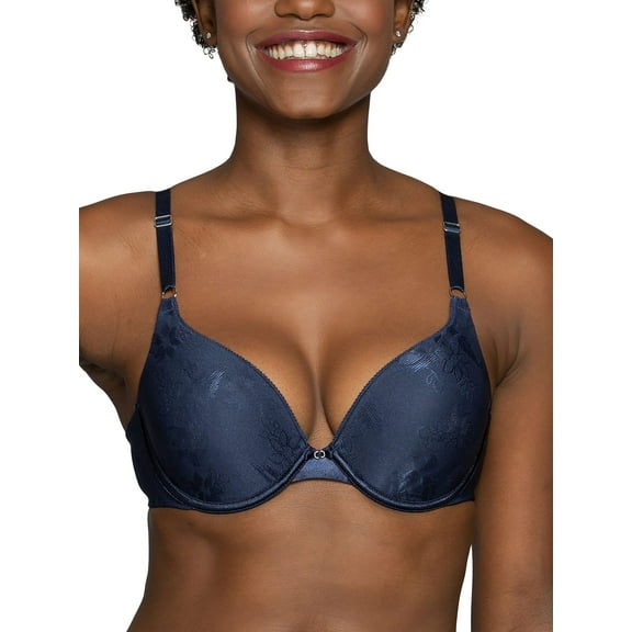 Vanity Fair womens Push Up Bra, Ghost Navy, 34C US