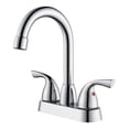 thumbnail image 1 of Vanity Krafters Modern Home Decorative 4 in. Double Handle Centerset Double Handle Bathroom Faucet with Drain Kit, 1 of 7