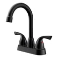 thumbnail image 1 of Vanity Krafters Modern Home Decorative 4 in. Double Handle Centerset Double Handle Bathroom Faucet with Drain Kit, 1 of 7
