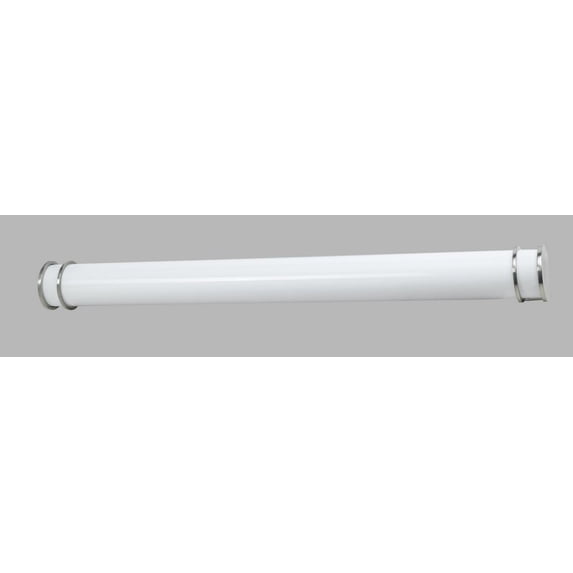LA-197L-BS-Cal Lighting-Vanity Bathroom Lighting Fixture-4.88 Inches Wide by 4 Inches High Brushed Steel Finish
