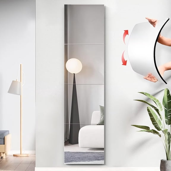 Vanity Makeup Mirror Portable Standing Mirror with Metal Stand 90°Adjustable Rectangular Table Mirrors Good for Bedroom Living Room Shower Room Office C
