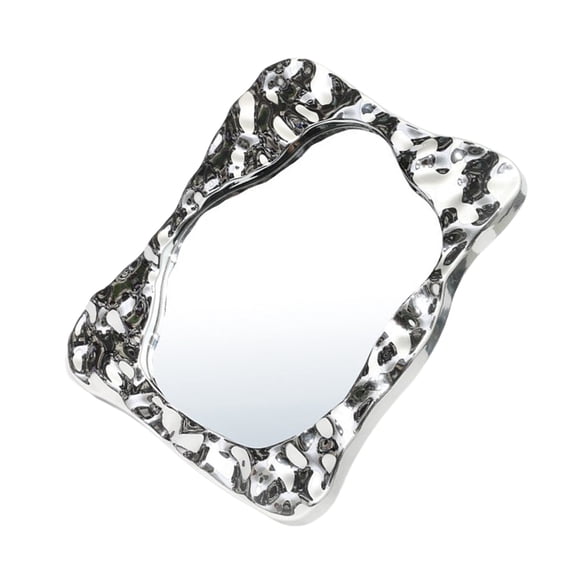 Vanity Makeup Mirror with Stand,Portable Folding Mirror Table Desk Counter Top Mirror Bathroom Shaving Mirror for Womens