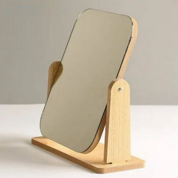 Vanity Makeup Mirror with Stand,Portable Table Desk Countertop Mirror Bathroom Shaving Make Up Mirror