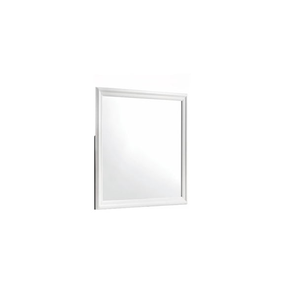 Vanity Mirror Blaze Modern Style Mirror Made with Wood in White (Only Mirror) same as B009P286631 (CA inventory),Makeup Mirror