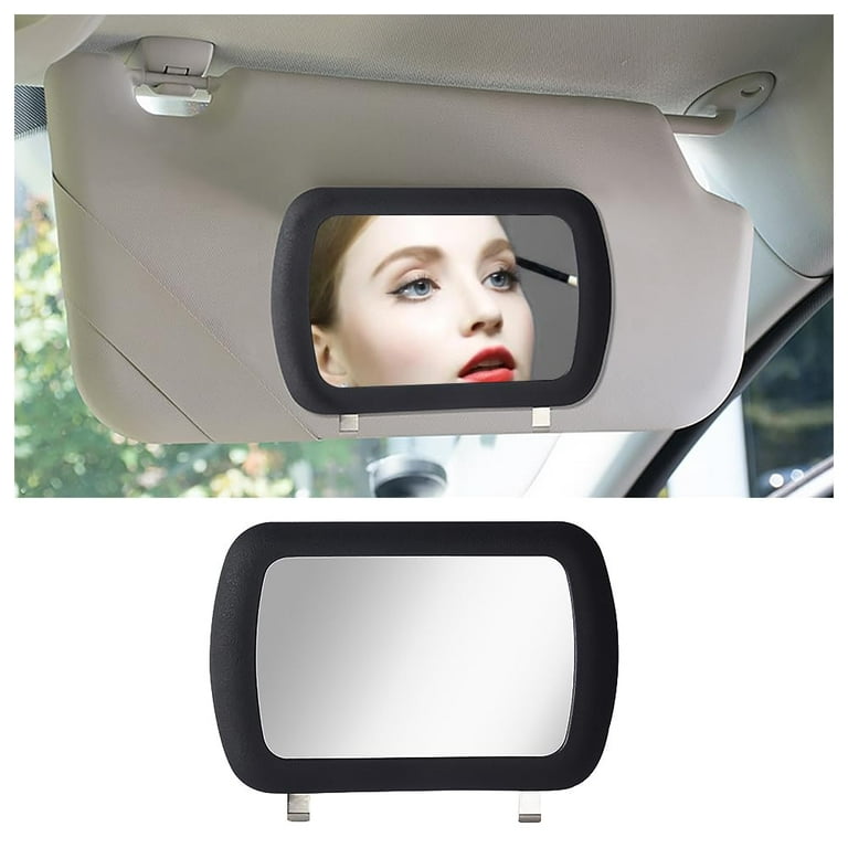 Vanity Mirror for Car GP27 Sun Visor,HD Clip-on Car Vanity Mirror  Multifunctional Car Rear View Mirror,Essential Makeup Mirror Interior Car  Accessories for Women & Men 