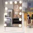 Vanity Mirror with Lights, Hollywood Lighted Makeup Mirror with 3 Color