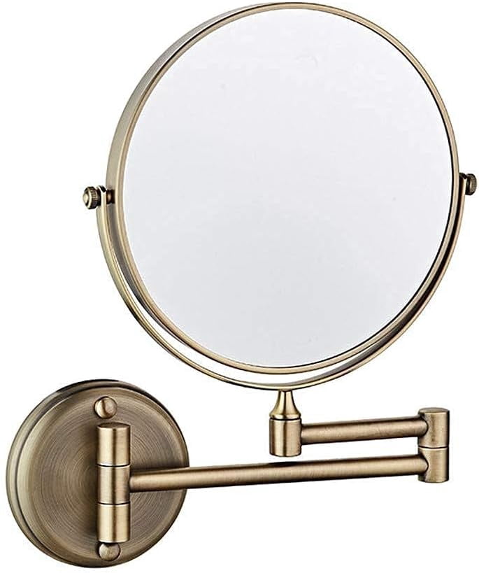 Vanity Mirror Makeup Mirror 8-Inch Two-Sided Swivel Wall Mounted Mirror ...