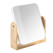 Vanity Mirror Makeup Mirror with Stand, 1X/3X Magnification Double Sided 360 Degree Swivel Magnifying Mirror, 8 Inch Portable Table Desk Counter top Mirror Bathroom Shaving MirrorSquare