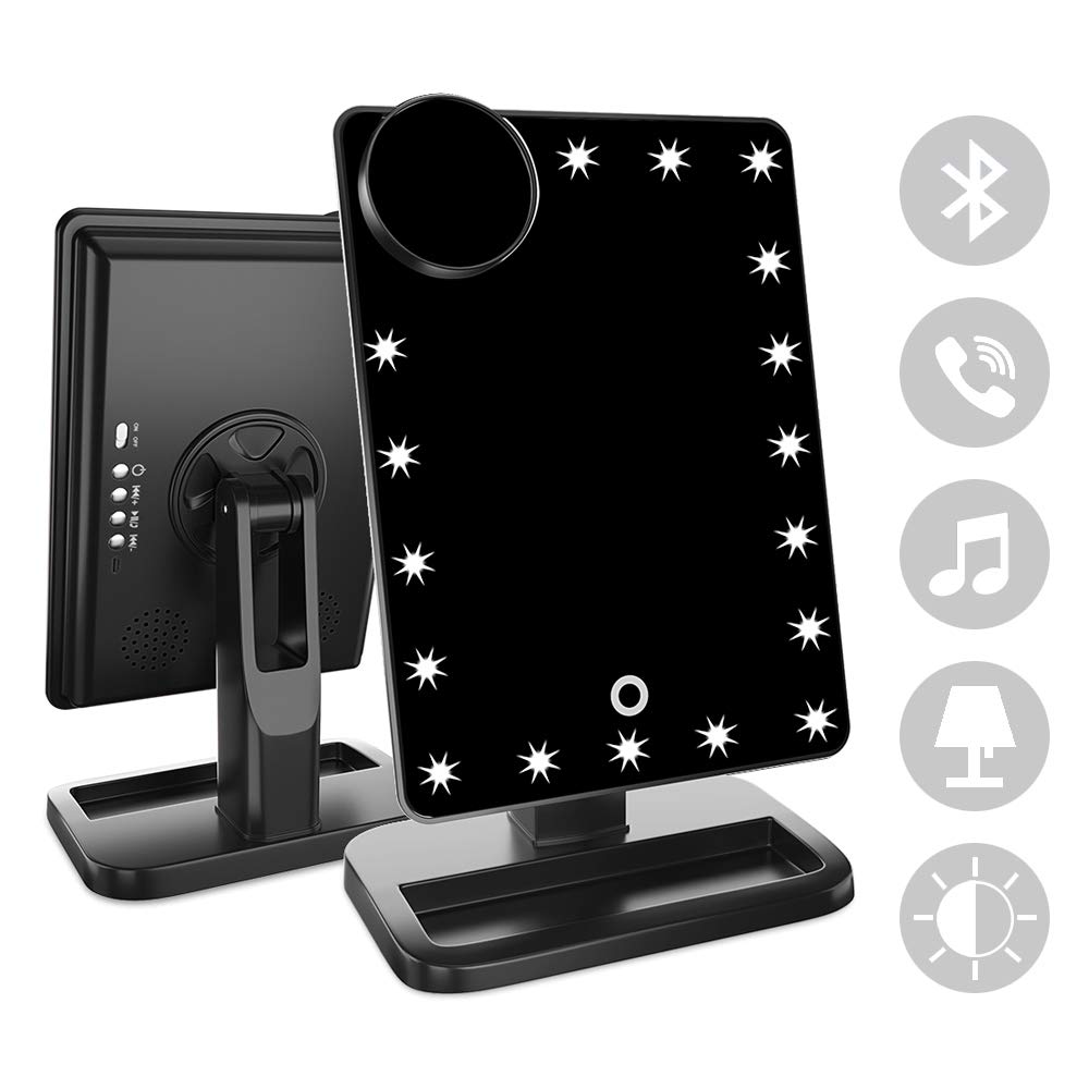 Vanity Mirror with Lights Bluetooth Lighted Makeup Mirror Touch Screen