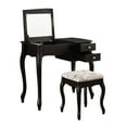 thumbnail image 1 of Vanity Set in Black, 1 of 3