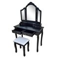 Vanity Set with LED Light Lighted Mirror Makeup Dressing Table Bedroom
