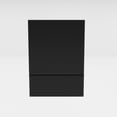 thumbnail image 1 of Vanity With Sink, Gada 20" Striped Matt Black Bathroom Vanity WITHOUT Sink, Freestanding Bathroom Cabinet for Modern Bathroom, KD, Black Bathroom Vanity,Pvc Single Sink Vanity, 1 of 6