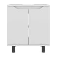 thumbnail image 1 of Vanity With Sink, White Bathroom Vanity Cabinet for Pedestal Sink, White Bathroom Vanity,Particle Board Single Sink Vanity, Bath & Faucets Bathroom Vanities, 1 of 6