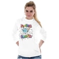 thumbnail image 1 of Vanity Smurf Feeling Smurfy Rainbow Women's Long Sleeve T Shirt Brisco Brands S, 1 of 5