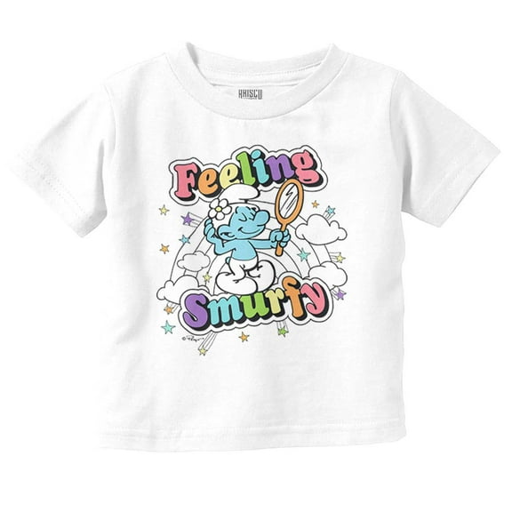 Vanity Smurf Feeling Smurfy Rainbow Youth T Shirt Tee Girls Infant Toddler Brisco Brands 24M