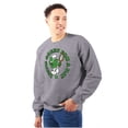 thumbnail image 1 of Vanity Smurf Green For St Paddys Day Unisex Plus Size Sweatshirt Brisco Brands 3X, 1 of 5