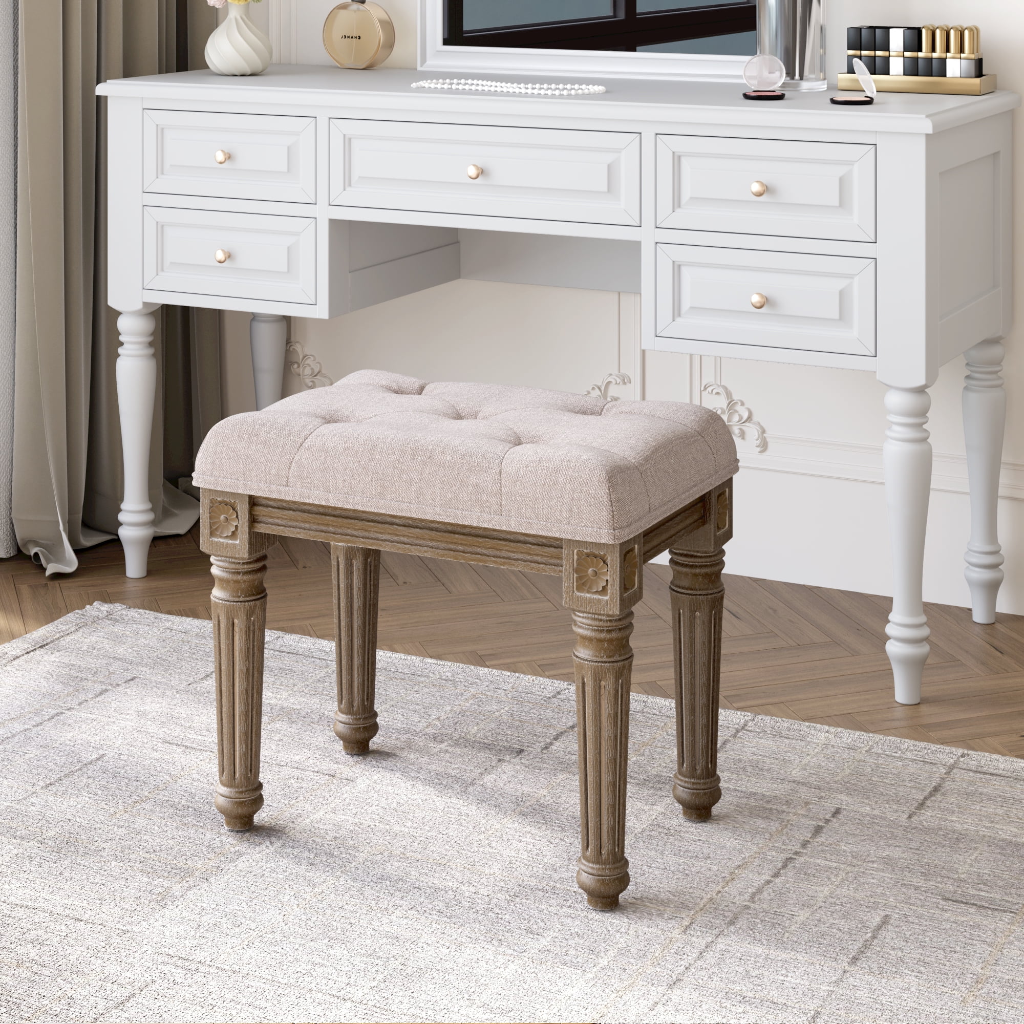 Shabby chic vanity chair new arrivals