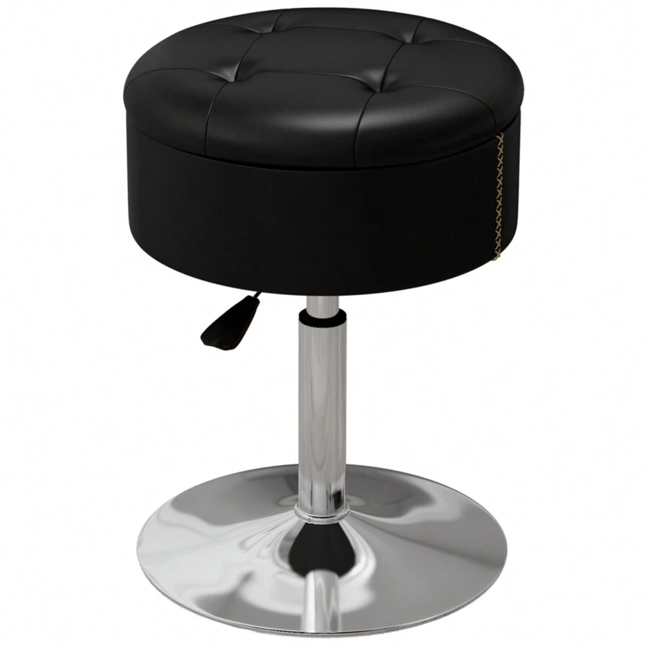 Vanity Stool Vanity Chair With Storage, Makeup Chair For Vanity, Faux
