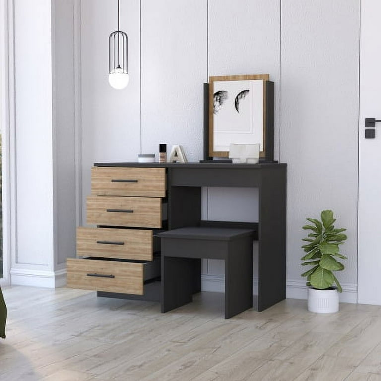 Small black makeup hot sale vanity