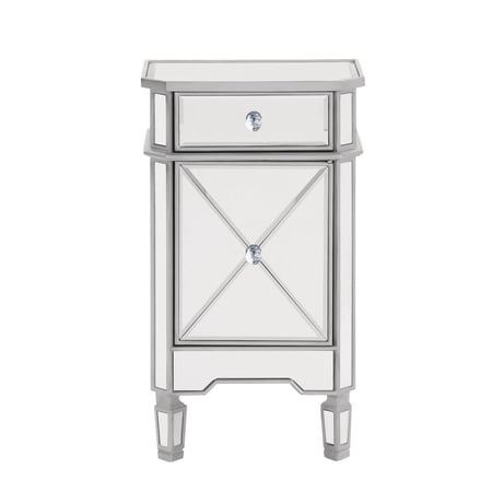 Vanity Table in Silver Finish